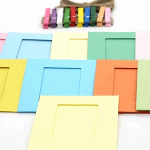 Bán Buôn 7 Pcs DIY Kraft Khung Ảnh Chủ Bán Buôn Giấy Hình Ảnh Hình Ảnh Khung Tường Trang Trí Tường Khuyến Mại Kinh Doanh Quà Tặng - Product Image 1