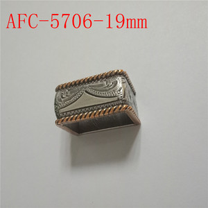 Ensemble de 3 boucles de ceinture en argent antique durables, design personnalisé en gros, fabriquées en zinc avec logo personnalisé - Product Image 5