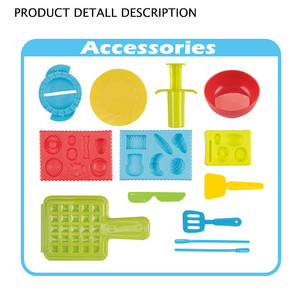 Kit de Pâte à Modeler Éducatif DIY <span class=keywords><strong>pour</strong></span> <span class=keywords><strong>Gaufres</strong></span> avec Divers Moules et Outils, Pâte Non Toxique <span class=keywords><strong>pour</strong></span> Enfants, Cadeau Créatif d'Artisanat Artistique - Product Image 6