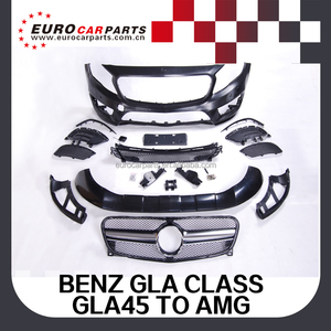 Kit Carrozzeria GLA45 per Mercedes-Benz <span class=keywords><strong>GLA</strong></span> Classe <span class=keywords><strong>X156</strong></span>, da GLA200 GLA220 GLA260 a GLA45, Paraurti Anteriore e Posteriore - Product Image 4