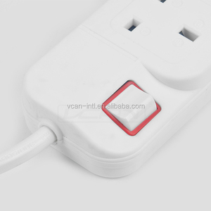 Surtidor de China Press Fit NANO <span class=keywords><strong>Regleta</strong></span> 4 <span class=keywords><strong>regleta</strong></span> de alimentación con puerto USB y protector contra sobretensiones - Product Image 2