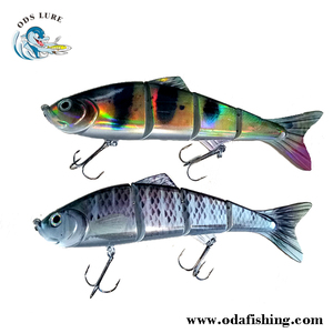 Grand leurre <span class=keywords><strong>de</strong></span> pêche multi-articulé <span class=keywords><strong>Murray</strong></span> Cod coloré 200 mm/100 g Shad Swimbait - Product Image 6