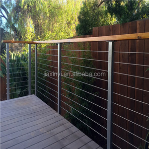 <span class=keywords><strong>Balustrade</strong></span> de câble <span class=keywords><strong>en</strong></span> <span class=keywords><strong>acier</strong></span> inoxydable, câble personnalisé de haute qualité, pour le balcon - Product Image 4