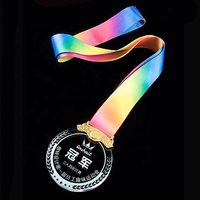 Médaillons ons ons personnalisés avec boucle en métal, coussin doré, argent, Bronze et cristal, compétitions sport, vente en gros bon marché, Souvenir