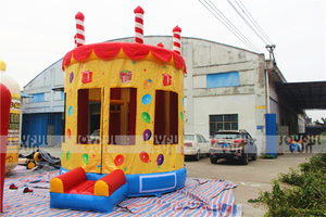 Feliz Hop PVC Lona Inflable <span class=keywords><strong>Casa</strong></span> inflable Al Aire Libre para Adultos - Product Image 6