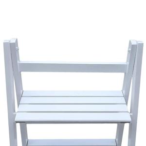 Étagère à fleurs à 4 niveaux en bois pour l'extérieur, jardin, maison, balcon, étagère d'affichage en forme d'échelle - Product Image 4