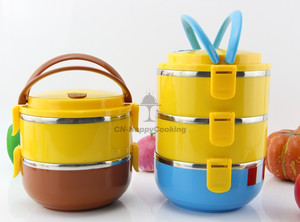 Boîte à lunch avec deux conteneurs <span class=keywords><strong>et</strong></span> couvercle isolant (NO.HC-2617) - Product Image 2