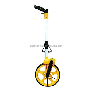 Yellow Long Distance Meter Digital Measuring Wheel For Measuring Golf Course