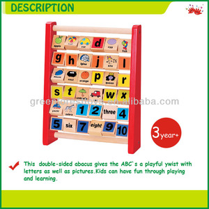 Sin plomo alfabeto ábaco <span class=keywords><strong>de</strong></span> <span class=keywords><strong>madera</strong></span> juguetes educativos juguete - Product Image 4