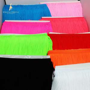 Château <span class=keywords><strong>de</strong></span> cristal transparent 20cm 30cm, garniture frange en polyéthylène doux, frange pour robe <span class=keywords><strong>de</strong></span> danse, coupe frange - Product Image 2