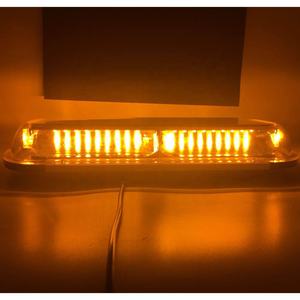 GDwllighting 44 LED 17 นิ้วคําเตือนฉุกเฉินกระ<span class=keywords><strong>พริบ</strong></span>รถบรรทุกก่อสร้าง LED มินิบาร์หลังคา Strobe Light - Product Image 6