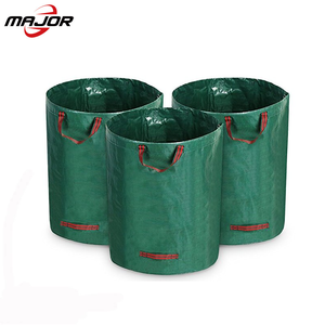 Garden Leaf ผ้าใบกระเป๋ารถเข็นเครื่องมือ/Garden Waste เกมส์สะสม Wagon รถเข็น 2 ล้อ