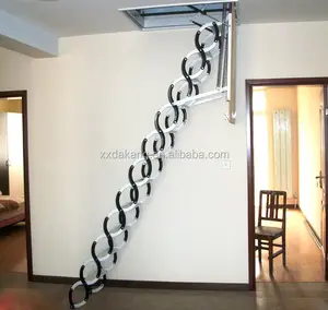 Aluminium Sliding Loft Ladder 2 Stukken Zolder Uitbreiding Stappen Toegang 2.6 Meter