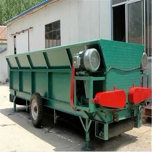 โรตารี่ไม้กลอง Debarker Trench ประเภทไม้ Bark Peeling Machine