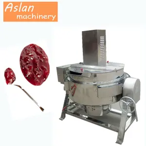 ketchup cooking machine/chilli sauce mixing machine/gas jacketted kettle with stirring