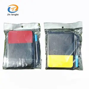 Football training yellow and red soccer card / arbitrator card / referee card
