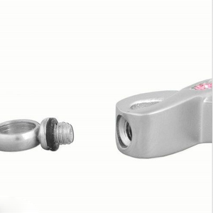 Colgante de urna de cremación de cinta femenina, collar de ceniza de hueso conmemorativo de acero inoxidable, colgante de ceniza de hueso de mascota conmemorativo femenino - Product Image 3