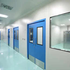 GMP standard metal or stainless steel clean room door for pharmaceutical, lab, or food industry