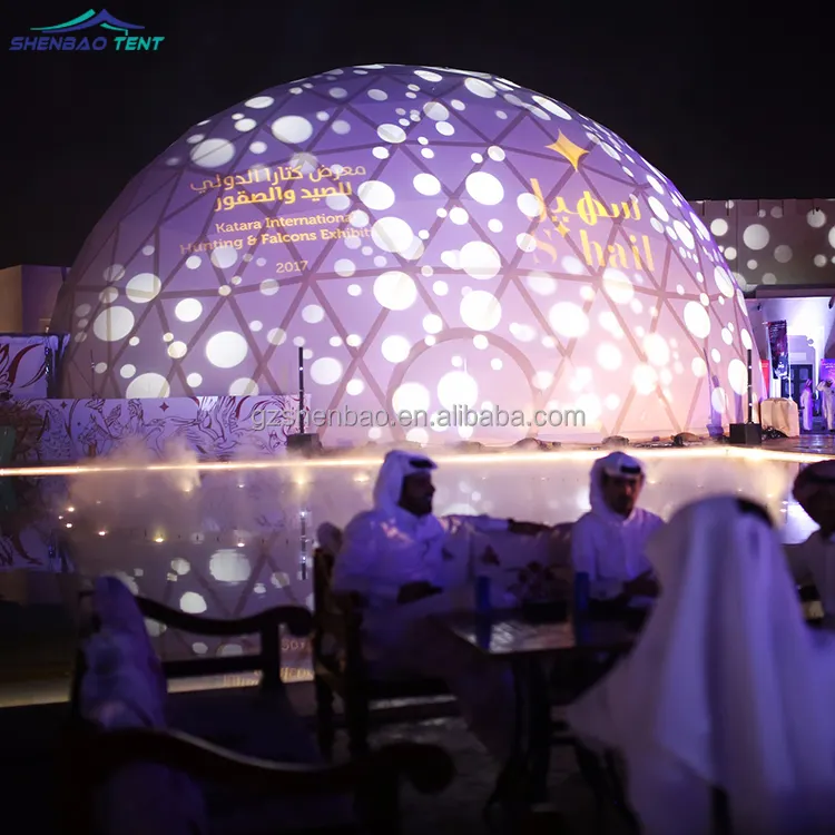 Elegant And Intelligent Portable Planetarium Light Projection Large Dome Tent