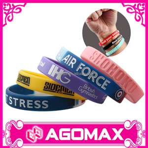 Pas cher personnalisé coloré drôle pour adidas <span class=keywords><strong>nike</strong></span> silicone bracelet - Product Image 5