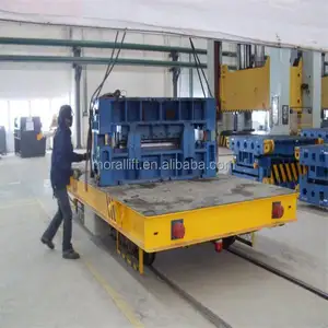 Industriële Materiaal Handling Rail Transfer Auto Trolleys/Zware Rail Gemonteerd Transfer Auto Trolley