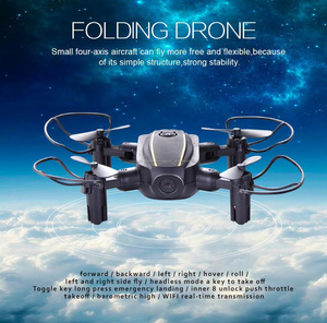 Hottoys tamaño de bolsillo mini teléfono inteligente WiFi y control remoto 2.4g FPV RC drone plegable con cámara - Product Image 6