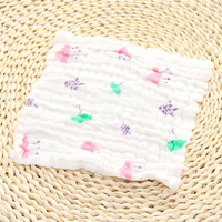 Lingettes et serviettes en mousseline douces et écologiques pour nouveau-nés, 100 % coton tissé, séchage rapide, multi-usages pour la salle de bain, imprimé animal