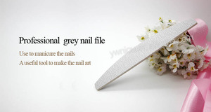 TSZS – limes à ongles professionnelles en forme de bateau, Double face, Logo personnalisé, demi-lune, haute qualité, 180/240 - Product Image 5