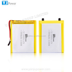 Best Sale YJ 735570 Rechargeable <strong>3.7v</strong> <strong>3300mah</strong> <strong>Li</strong>-ion <strong>Battery</strong> with protection - Product Image 3