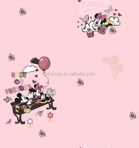 Klassische Cartoon Mickey Mouse und Donald Duck Baby Room Wallpaper