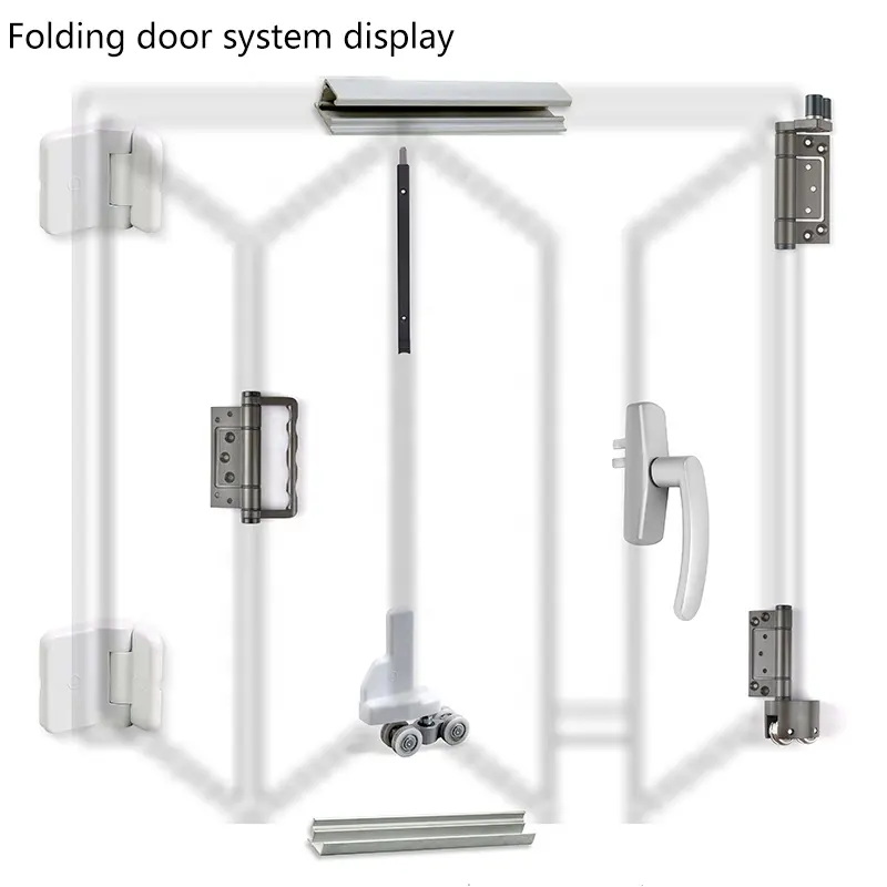 Factory Price Sliding Folding Door System Hardware Accessories Exterior Bifold Door Accessories System