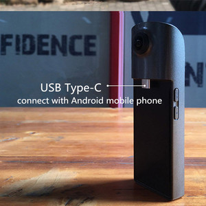 Caméra panoramique 720 degrés USB <span class=keywords><strong>connectez</strong></span> le téléphone Android, Mini caméra Sport VR haute définition - Product Image 3