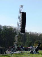 Tour PA de levage de tour de treillis de haut-parleur de ligne Array