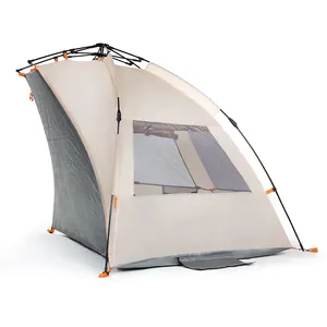 Gran oferta de Amazon, porche extendido con cremallera al aire libre, tienda de playa fácil, refugio solar