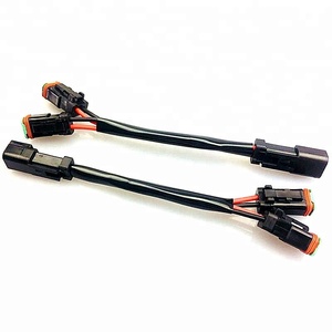 Фабрика OEM Deutsch 2 pin DT04-2P DT06-2S сплиттер по производству кабелей и проводов в сборе для автоматического включения света - Product Image 3