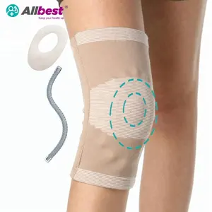 Far Infrared Elastic Patella Knee Support Brace com Estabilizador