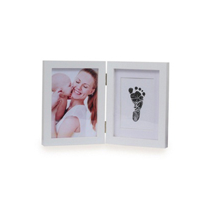 Fait à la main cadeau de bébé ensemble nouveau-né/bébé mains et des pieds <span class=keywords><strong>tampon</strong></span> encreur impression photo cadres - Product Image 1