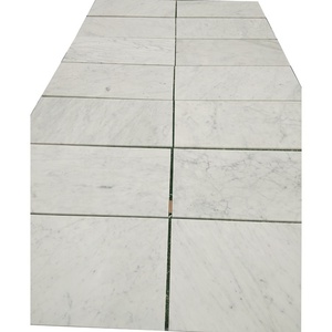 Piastrella in Marmo Bianco Carrara Italiano Spessore 10mm per Bagno - Product Image 3