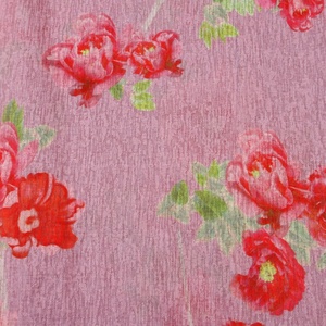 Poliéster <span class=keywords><strong>doris</strong></span> <span class=keywords><strong>Rosa</strong></span> floral clásico Impresión de prendas de vestir de moda de tela jacquard - Product Image 2
