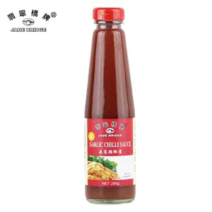 Garlic Chili Sauce Chinese Sauce OEM Factory 230 G Good Flavor Garlic Chilli Sauce Bulk Wholesale For Supermarket