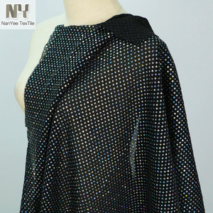 Nanyee Dệt Nylon Cơ Sở Mô Hình Kim Cương 3Mm Bạc Hologram Sequin Trên Lưới - Product Image 5