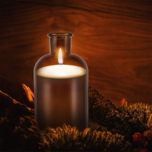 Décoration d'intérieur, <span class=keywords><strong>vase</strong></span> en verre ambré <span class=keywords><strong>rond</strong></span> de 65 ml, <span class=keywords><strong>vase</strong></span> en verre ambré vintage pas cher pour fleurs séchées - Product Image 4