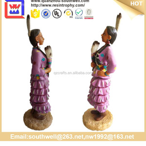 Polyresin los <span class=keywords><strong>pueblos</strong></span> indígenas estatuilla - Product Image 5