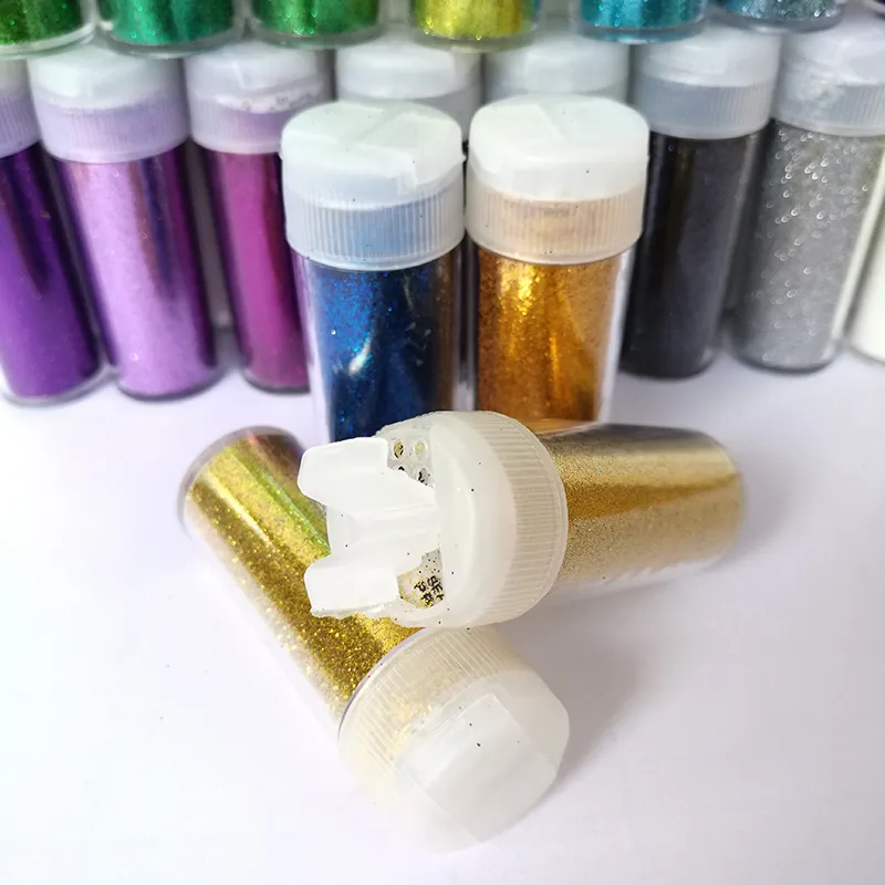24 Color Jar Set Dazzling Cosmetic Powdered Glitter