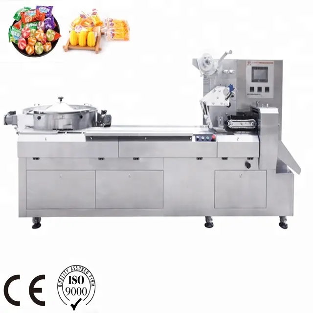ZB900 full servo Automatic customized confectionery wrapping machine pillow packing candy lollipop packaging machine
