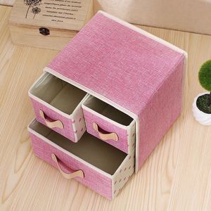 Moda hogar plegable no tejido cajas de almacenamiento decorativos non woven storage box - Product Image 3