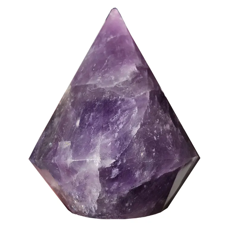 Резные натуральные камни из темно-фиолетового аметиста, кварца, хрусталя, экстракторы для заживления, Прямая поставка