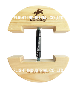 Tendicappelli Regolabile Professionale con Morsetto Girevole in Legno e Metallo, Misure Piccole 6 1/2"-9" e Grandi 7 1/2"-10 5/8" - Product Image 3