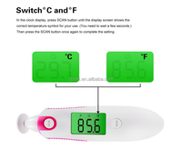 Thermomètre numérique infrarouge frontal et auriculaire médical professionnel pour enfants, bébés et adultes, homologué COCET CE 510K