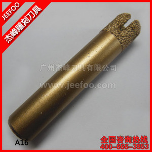 A16-12 * 12 * 12mm de diamant de frittage pierre et la gravure sur verre bits / coupe de marbre / Mèches de toupie Fraises - Product Image 1
